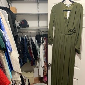 Baltic Born olive green maternity dress